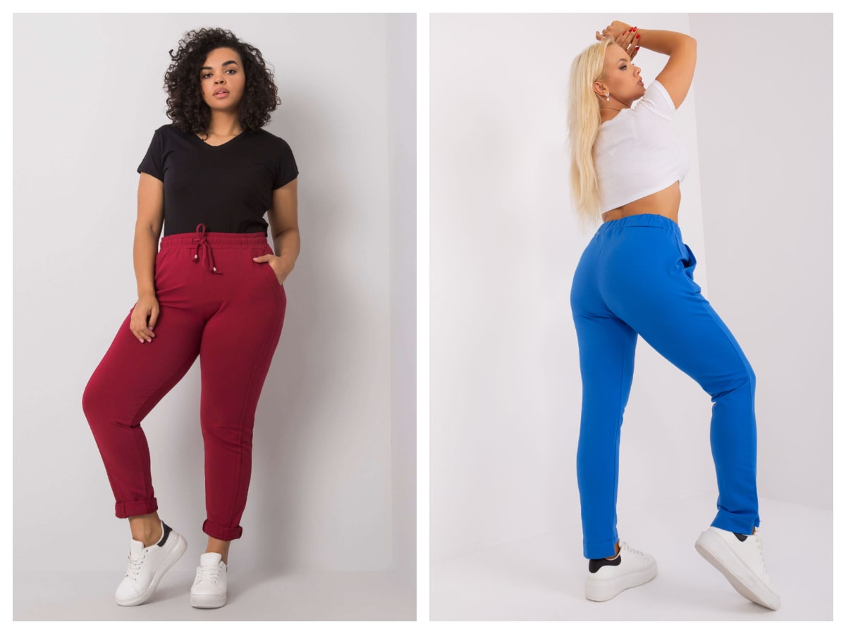 Pants basic plus size – an overview of interesting models