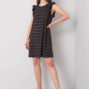 Wholesale Black striped dress Reva RUE PARIS