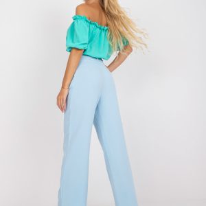 Wholesale Light blue women's suit pants RUE PARIS