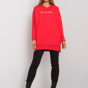 Wholesale Red tunic with the inscription Halifax RUE PARIS