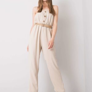 Wholesale Light beige jumpsuit Felippa RUE PARIS