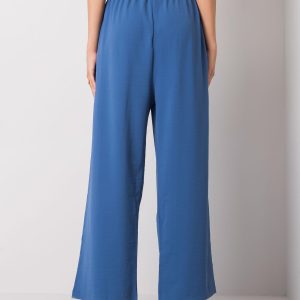 Wholesale Lareen RUE PARIS dark blue wide pants