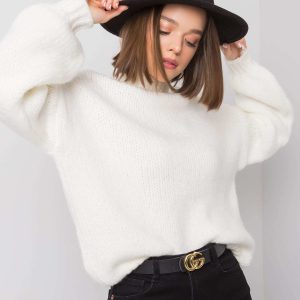 Wholesale White Ariana sweater