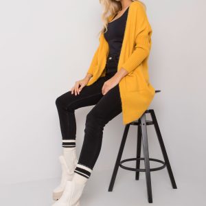 Wholesale Yellow jumper with pockets Barreiro RUE PARIS