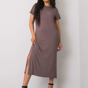 Wholesale Nanette Plus Size Coffee Dress