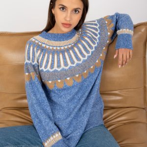 Wholesale Blue classic sweater RUE PARIS