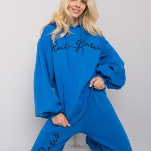 Wholesale Dark Blue Cotton Two Piece Set Lily RUE PARIS