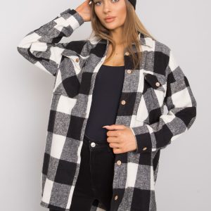 Wholesale White and black plaid shirt for women Greenville RUE PARIS