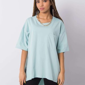 Wholesale Noor RUE PARIS cotton t-shirt mint