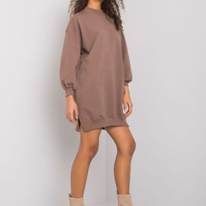 Wholesale Brown Women's Cotton Dress Maretta RUE PARIS