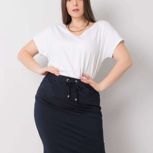 Wholesale Navy blue skirt plus size Thandie