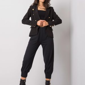 Wholesale Black sweatpants Iria RUE PARIS