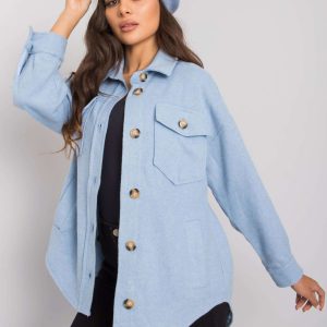 Wholesale Light blue shirt with Emsy pockets