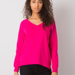 Wholesale Fuchsia long sleeve blouse Alexie RUE PARIS