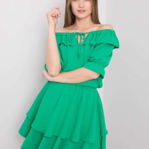 Wholesale Green dress Bella RUE PARIS