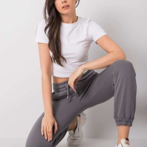 Wholesale Dark grey pants Agueda RUE PARIS