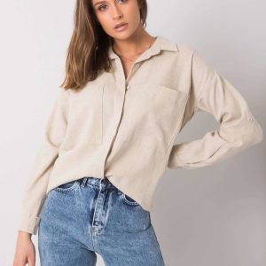 Wholesale Beige shirt Teagan RUE PARIS