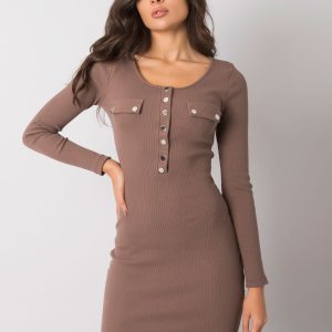 Wholesale Delaware RUE PARIS Brown Pencil Dress