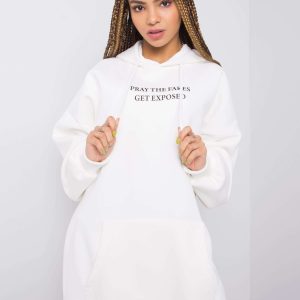 Wholesale Ecru kangaroo sweatshirt Courtney RUE PARIS