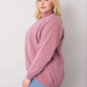 Wholesale Dirty pink sweatshirt plus size cotton Harmony