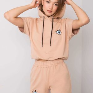 Wholesale Camel cotton set Kaylie RUE PARIS