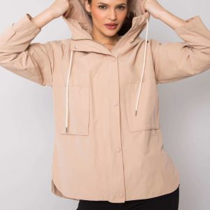 Wholesale Beige transitional jacket Casillia RUE PARIS