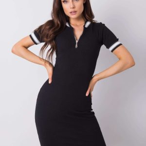 Wholesale Black fitted dress by Kimberly RUE PARIS