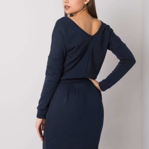 Wholesale Navy blue dress Kloe RUE PARIS