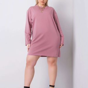 Wholesale Dirty Pink Plus Size Dress Giselle