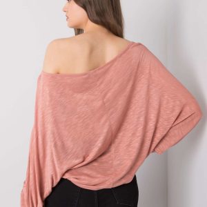 Wholesale Dirty pink melange blouse Esther RUE PARIS