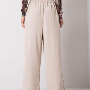 Wholesale Beige wide pants from Lareen RUE PARIS