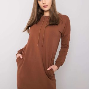 Wholesale Brown dress Nessa RUE PARIS