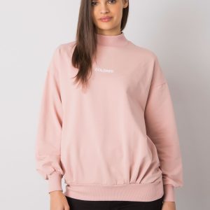 Wholesale Dirty pink hoodless sweatshirt Dylan RUE PARIS