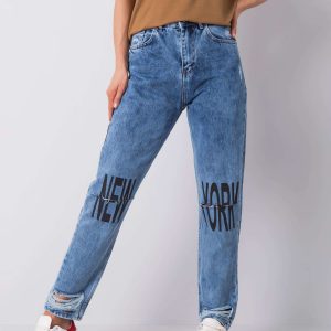 Wholesale Blue mom jeans Chase RUE PARIS