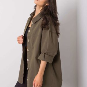 Wholesale Khaki shirt Marissa RUE PARIS