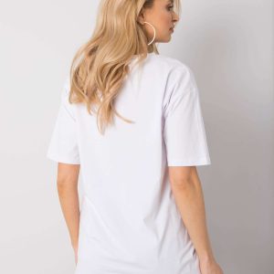 Wholesale White t-shirt with print Jasmine RUE PARIS