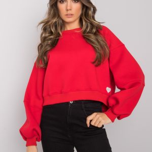 Wholesale Red cotton sweatshirt Yessie RUE PARIS