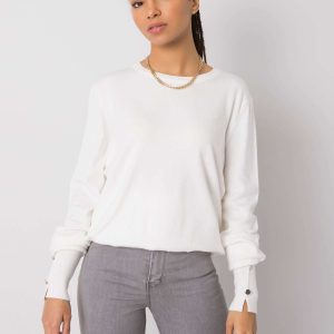 Wholesale White classic sweater Beverly RUE PARIS