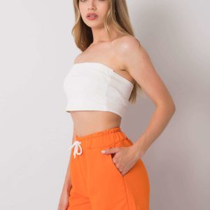 Wholesale Orange casual shorts Reya RUE PARIS