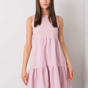 Wholesale Dirty pink casual dress Jelba RUE PARIS