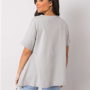 Wholesale Grey t-shirt Alena RUE PARIS