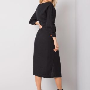 Wholesale Kirsten RUE PARIS Black Casual Dress