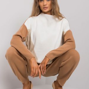 Wholesale Camel knitted set Quinny RUE PARIS