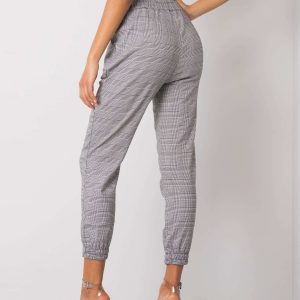 Wholesale Black and White Esperanza Plaid Pants