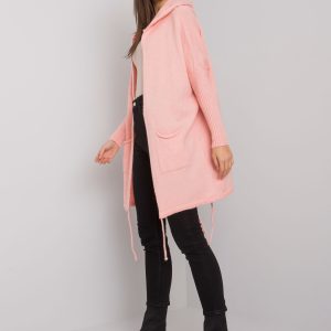 Wholesale Pale pink cardigan Patty RUE PARIS