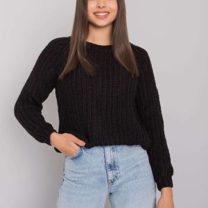 Wholesale Women's black knitted sweater Grinnell RUE PARIS