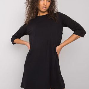 Wholesale Ellida's black dress with pockets RUE PARIS