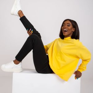 Wholesale Yellow Twist Cotton Sweatshirt