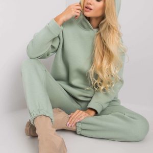 Wholesale Dillon's Pistachio Two-Piece Tracksuit Set