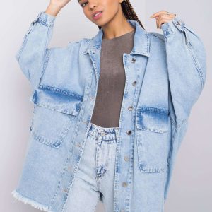 Wholesale Blue jeans shirt Zora RUE PARIS